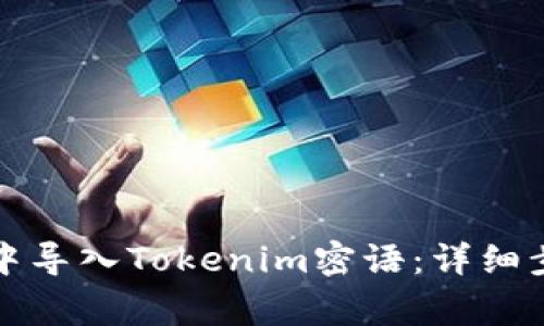 如何在比特派中导入Tokenim密语：详细步骤与注意事项